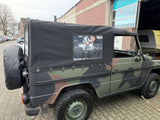 Mercedes Wolf Verdeck Verdeckstoff, schwarz