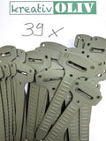39 x Wolf Verdecklasche RAL 6031 Bundeswehr