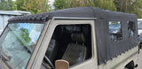 Steyr Puch G Verdeck Schwarz 2-teilig Verdeckstoff