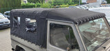 Steyr Puch G Verdeck Schwarz 2-teilig Verdeckstoff